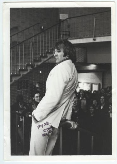 Steve Martin Autographed Snapshot Photo (1974)