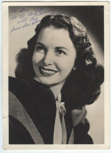 Bonnie Blair (Forties Starlet at RKO) Autographed Photo