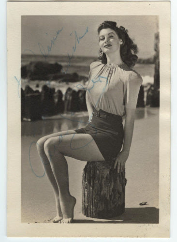 Ava Gardner Autographed Photo (1947)