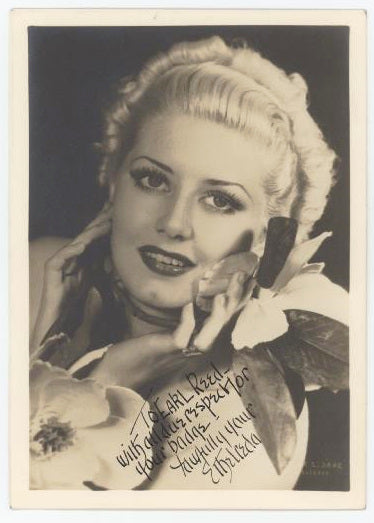 Ethelreda Leopold (Three Stooges Actress, Pinup Model, Busby Berkeley Chorus Girl) Autographed Photo