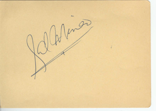 Sal Mineo Autograph