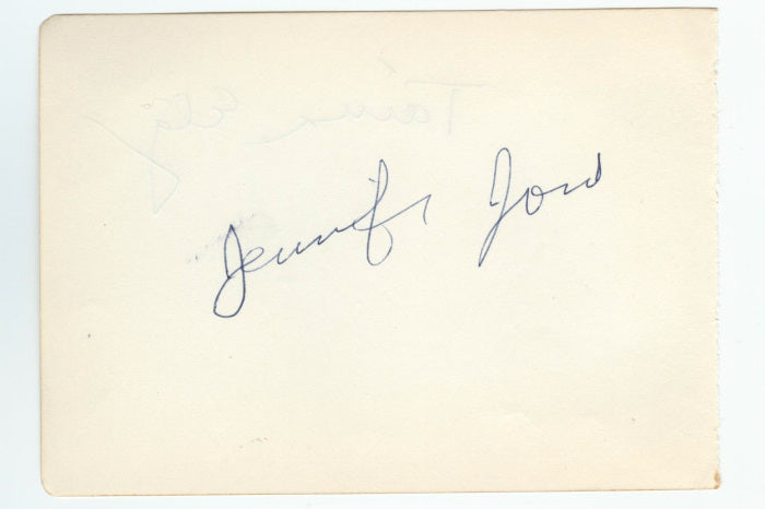 Jennifer Jones Autograph