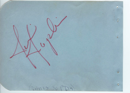 Janis Joplin Autograph