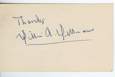 William A. Wellman Autograph and Vintage Candid Photo