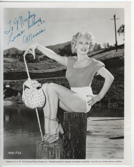 Mamie Van Doren Autographed Photo (1953)