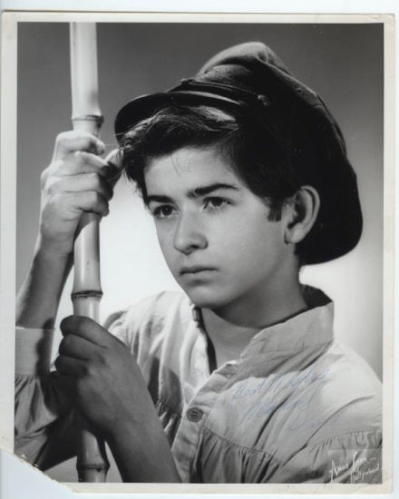 Michael Davis (Sixties Child Actor in Walt Disney's The Moon-Spinners, TV  Westerns) Autographed Photo