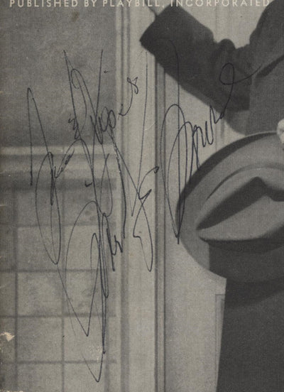 Marilyn Monroe Autographed Playbill (1956)