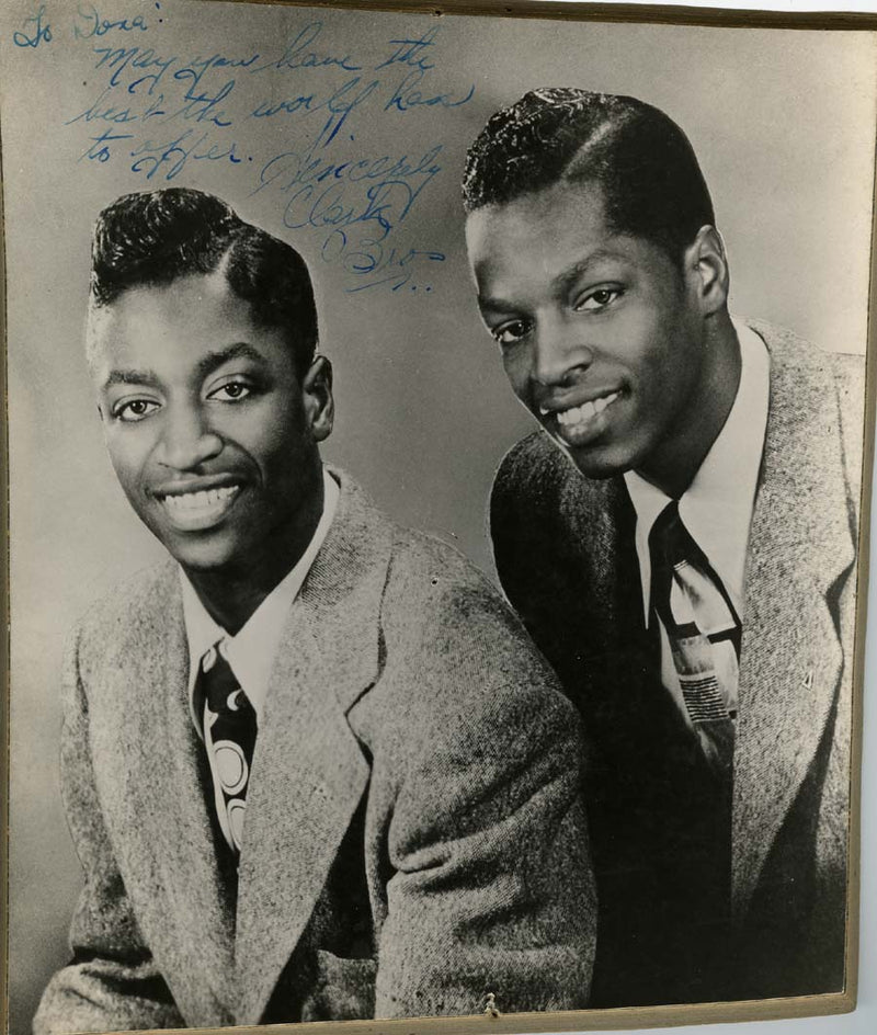 Clark Brothers (Tap Dancers) Autographed Photo