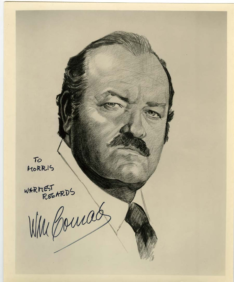 William Conrad (Cannon) Autographed Photo