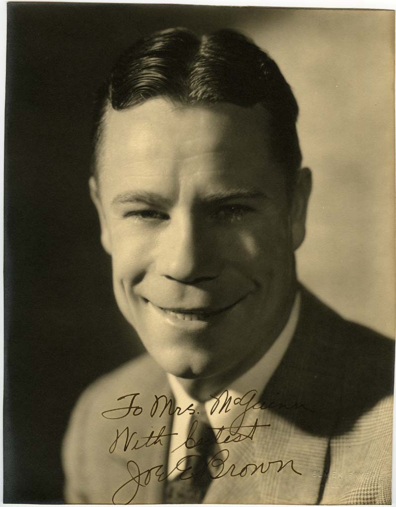 Joe E. Brown Autographed Photo