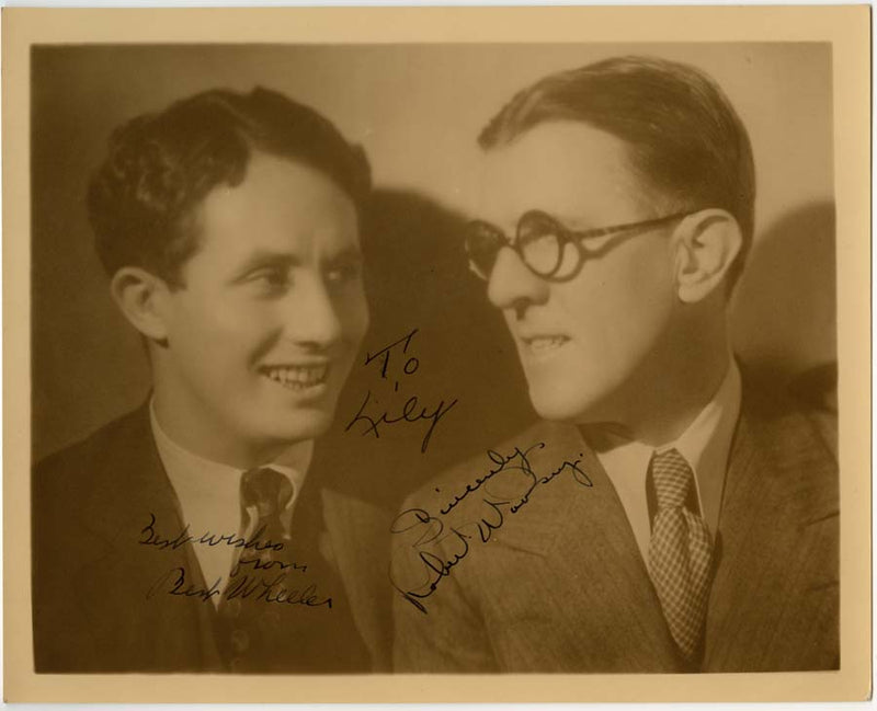 Wheeler and Woolsey Autographed Photo