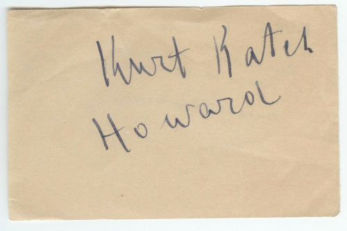 Kurt Katch (Character Actor; The Mask of Dimitrios, Universal Horror) Autograph and Vintage Photo