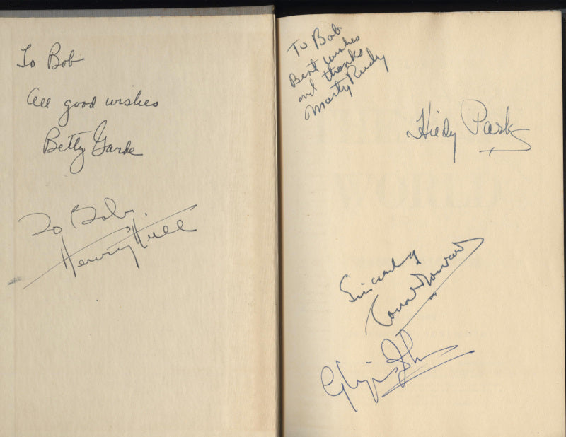 Grace Kelly, Margaret Hamilton (Wicked Witch in the Wizard of Oz), Alice Pearce (Bewitched) and Many More Autographed Book