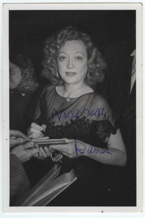 Marion Davies Autographed Snapshot Photo