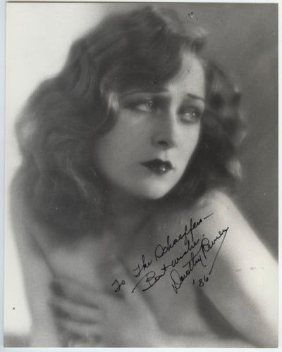 Dorothy Revier (Silent Vamp Actress; The Queen of Poverty Row) Autographed Photo