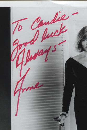 Anne Francis Autographed Photo (Honey West, 1965)
