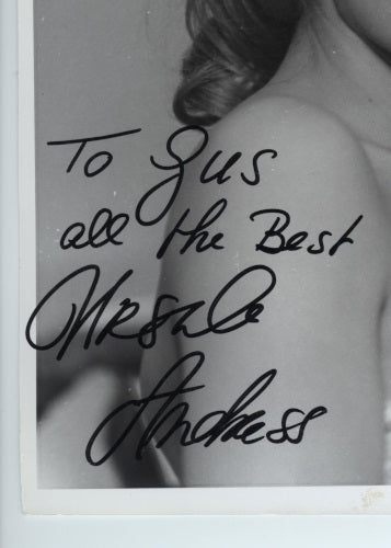 Ursula Andress Autographed Photo