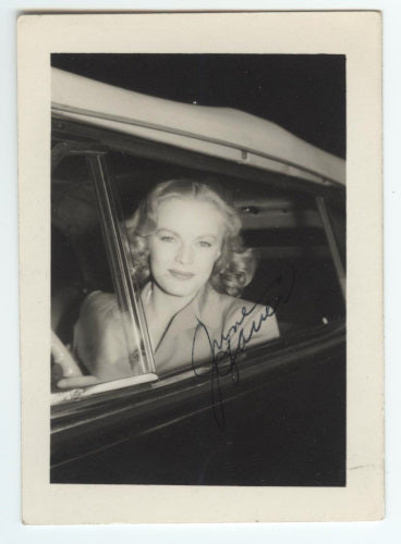 June Haver Autographed Snapshot Photo
