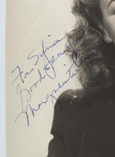 Marguerite Chapman (Forties and Fifties Actress; Westerns, Science Fiction) Autographed Photo