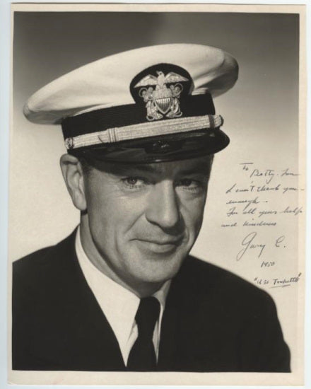 Gary Cooper Autographed Photo