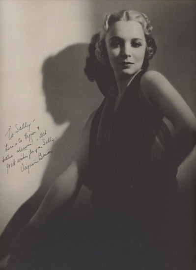 Virginia Bruce (The Great Ziegfeld, The Invisible Woman) Autographed Photo