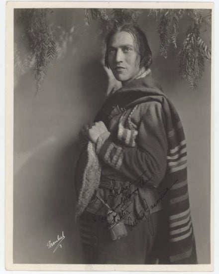 Arthur Jasmine (Samson De Brier?  Silent-Era Actor in Salomé, 1922) Autographed Photo