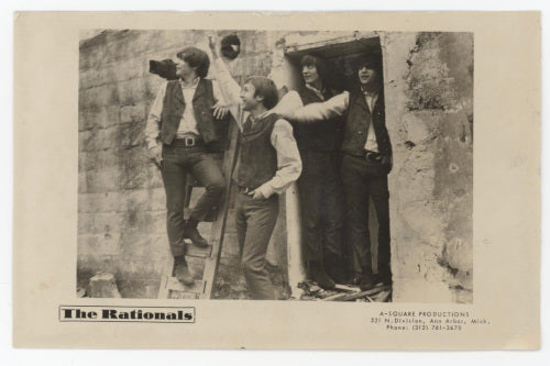 The Rationals (Garage Rock Legends; Ann Arbor, Michigan) Autographed Postcard Photo