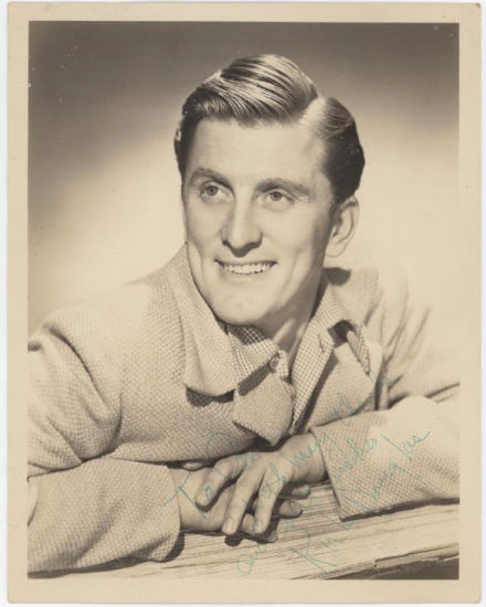 Kirk Douglas Autographed Photo (1940s)