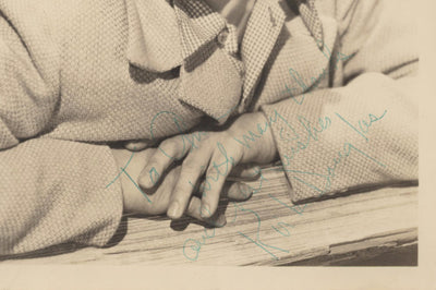 Kirk Douglas Autographed Photo (1940s)