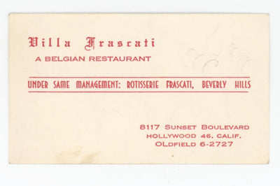 Lucille Ball Autographed Business Card