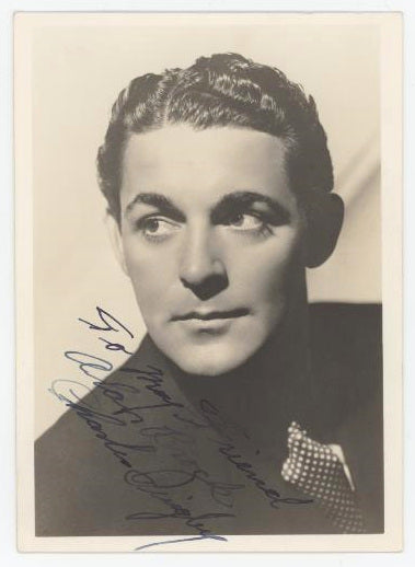 Charles Quigley (Leading Man in Action Serials) Autographed Photo