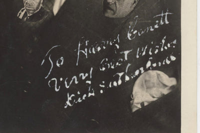 Dick Sutherland (Tragic Character Actor; Silent and Pre-Code Films, Bela Lugosi's Chandu the Magician) Autographed Photo