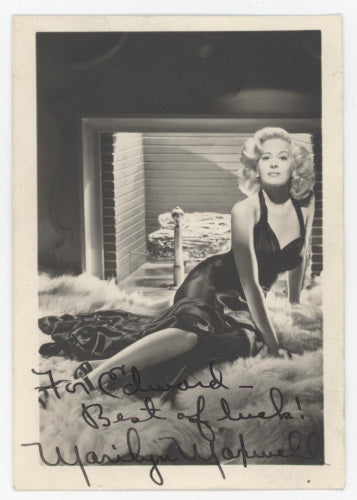 Marilyn Maxwell Autographed Photo