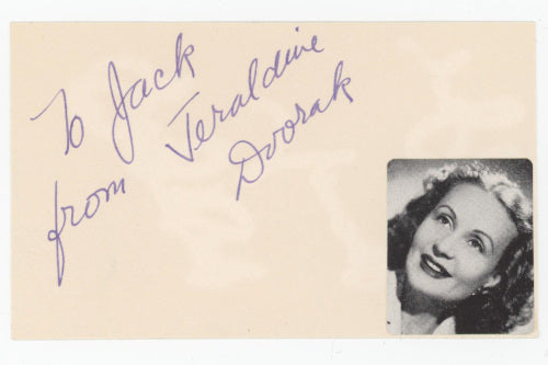 Geraldine Dvorak (Jeraldine; Bride of Dracula in Tod Browning&