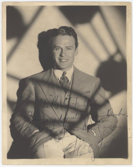 Stanley Smith (Early Sound Era Actor in First Three Stooges Film and Historical Musicals) Autographed Photo