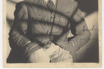 Stanley Smith (Early Sound Era Actor in First Three Stooges Film and Historical Musicals) Autographed Photo
