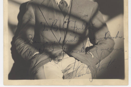 Stanley Smith (Early Sound Era Actor in First Three Stooges Film and Historical Musicals) Autographed Photo