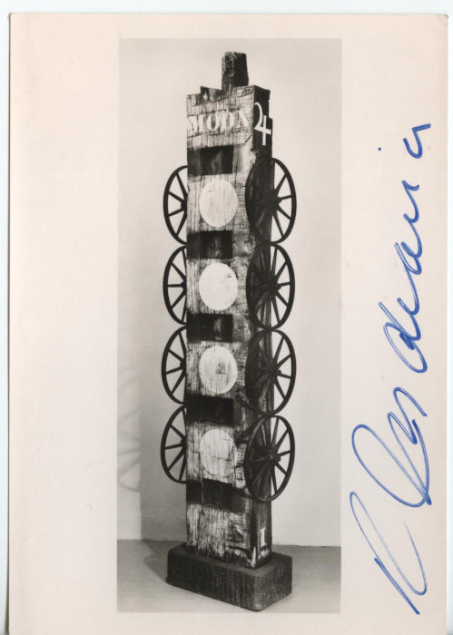 Robert Indiana (American Painter and Graphic Designer, LOVE Sculpture) Autographed Postcard Photo
