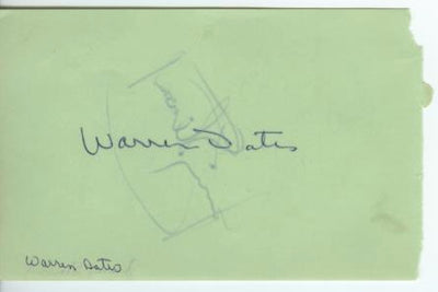 Warren Oates and James Stewart Autographs