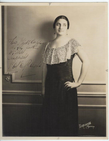 Rosa Raisa (Historic Operatic Soprano) Autographed Photo