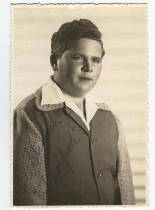 Joe Strauch, Jr. (Forties Child Actor in Gene Autry Westerns and Our Gang Shorts) Autographed Photo