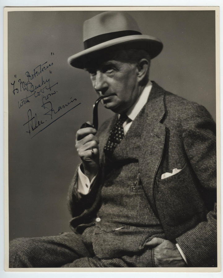 Alec B. Francis (Silent and Early Talkie Character Actor) Autographed Photo
