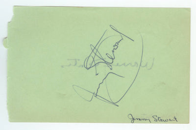Warren Oates and James Stewart Autographs