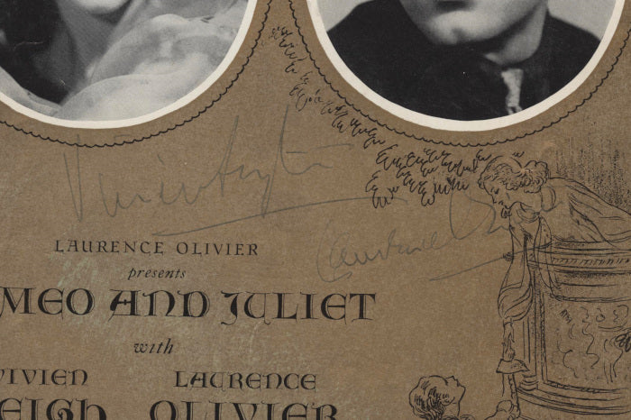 Vivien Leigh, Laurence Olivier, and Many More Autographed Program (Romeo and Juliet, 1940)