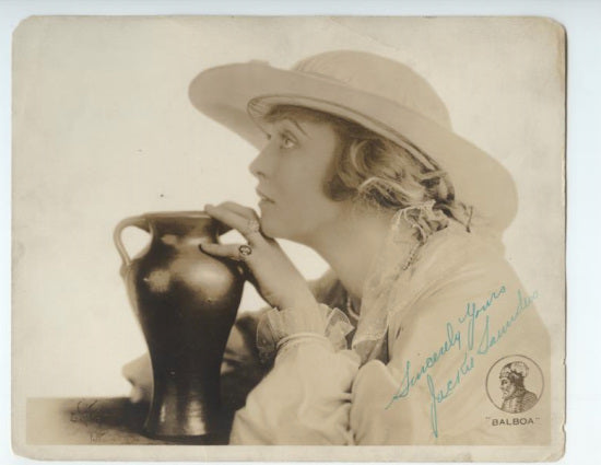 Jackie Saunders (Silent Actress at the Historical Balboa Studios) Autographed Photo