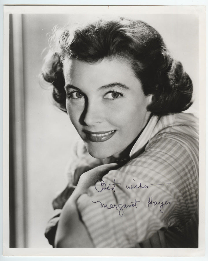 Margaret Hayes (Film and TV Actress; The Blackboard Jungle, The Case Against Brooklyn) Autographed Photo
