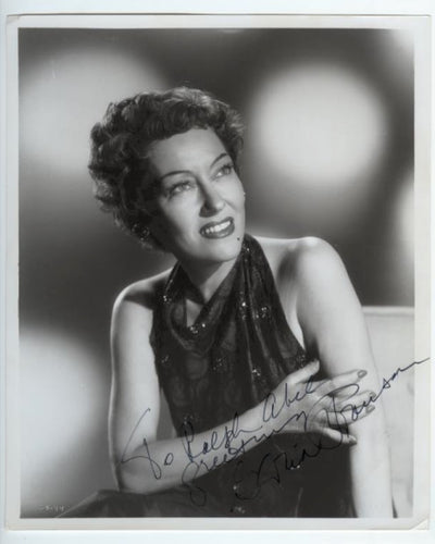 Gloria Swanson Autographed Photo