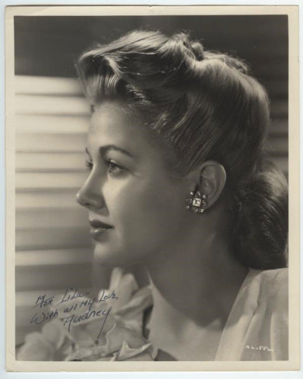 Audrey Long (Film Noir Starlet) Autographed Photo