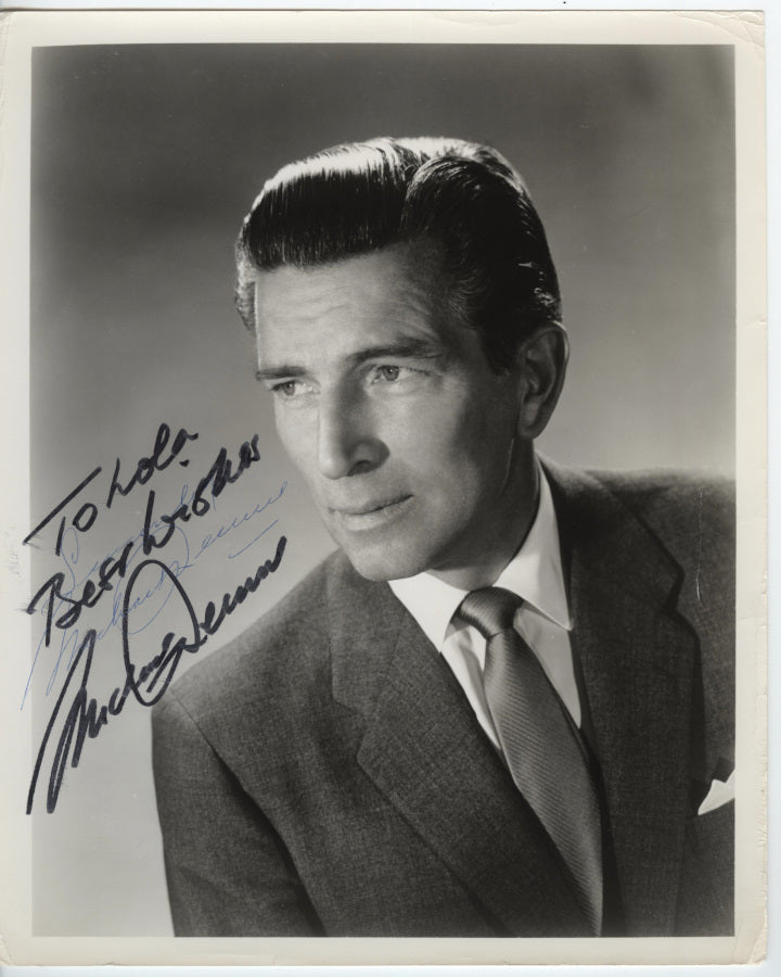 Michael Rennie Signed Michael Rennie (Science-Fiction Actor, The Day the Earth Stood Still ...