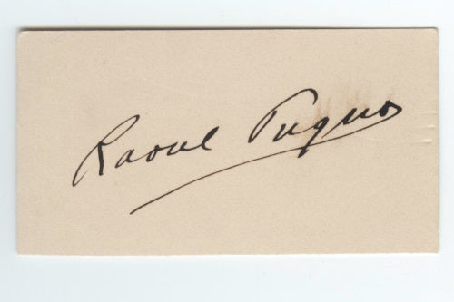 Raoul Pugno (Pianist, Composer, and Teacher) Autograph
